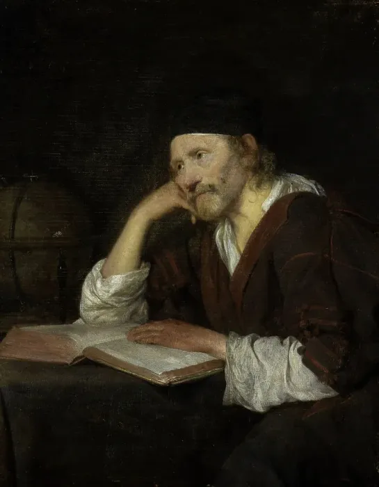 Framed Print : Heraclitus, c. 1647-1648. Artist: Ter Borch, Gerard, the Younger (1617-1681) Framed Print : Heraclitus, c. 1647-1648. Artist: Ter Borch, Gerard, the Younger (1617-1681)
