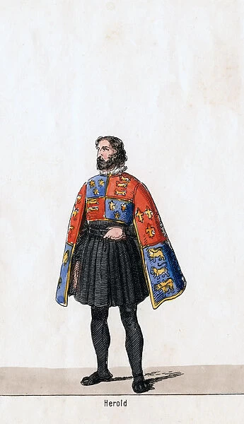 Herald, costume design for Shakespeares play, Henry VIII, 19th century