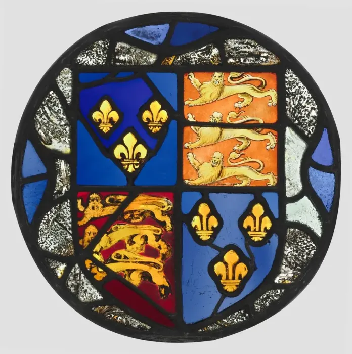 Framed Print : Heraldic Roundel, 1500s. Creator: Unknown Framed Print : Heraldic Roundel, 1500s. Creator: Unknown