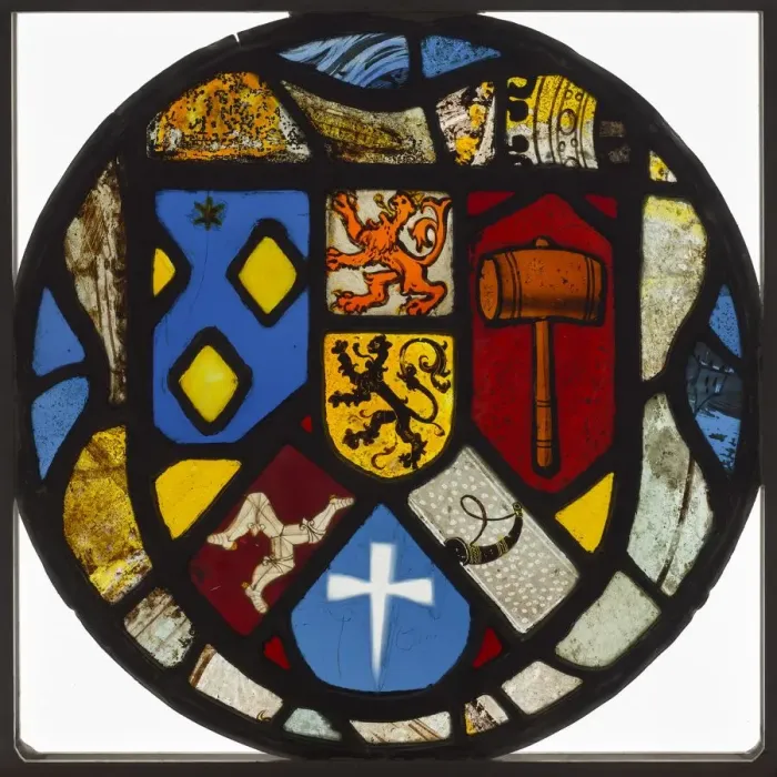 Framed Print : Heraldic Roundel, 1500s. Creator: Unknown Framed Print : Heraldic Roundel, 1500s. Creator: Unknown