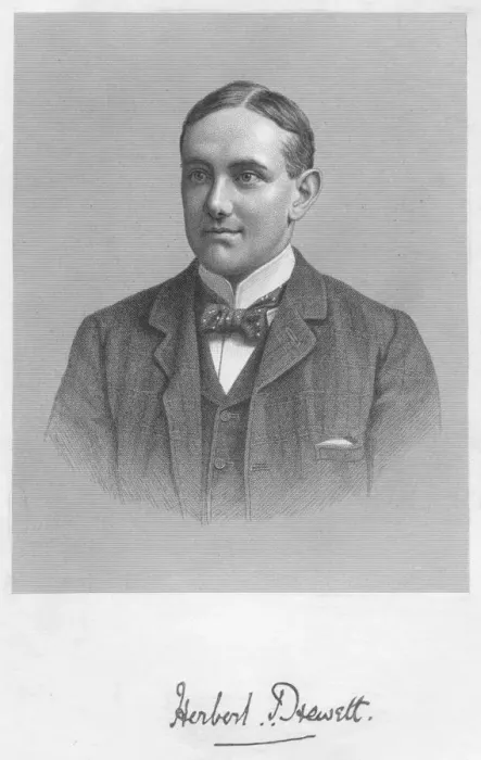 Framed Print : Herbert Drewett, 1893. Creator: William Roffe Framed Print : Herbert Drewett, 1893. Creator: William Roffe