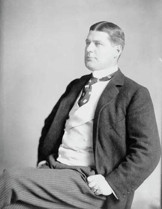 Framed Print : Herbert G. Squiers, half-length portrait, seated, facing left, c1904. Creator: Frances Benjamin Johnston Framed Print : Herbert G. Squiers, half-length portrait, seated, facing left, c1904. Creator: Frances Benjamin Johnston