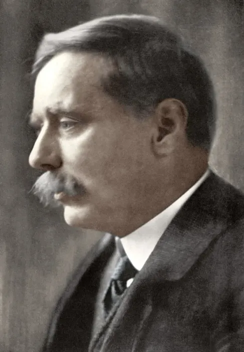 Framed Print : Herbert George Wells, British novelist, 1914. Artist: Emil Otto Hoppe Framed Print : Herbert George Wells, British novelist, 1914. Artist: Emil Otto Hoppe