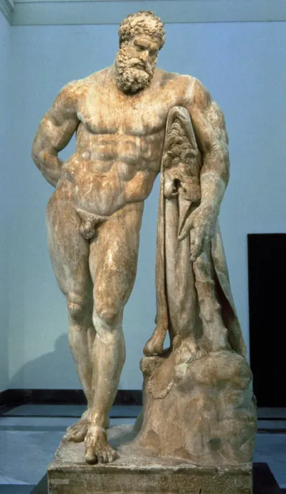 Framed Print : Hercule Farnese, Roman copy of a Greek work by Lysippus Framed Print : Hercule Farnese, Roman copy of a Greek work by Lysippus