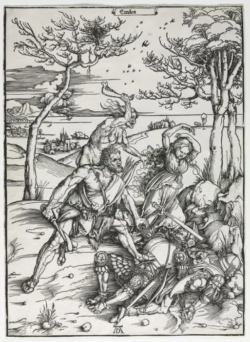 Framed Print : Hercules, c. 1496-1497. Creator: Albrecht Dürer (German, 1471-1528) Framed Print : Hercules, c. 1496-1497. Creator: Albrecht Dürer (German, 1471-1528)