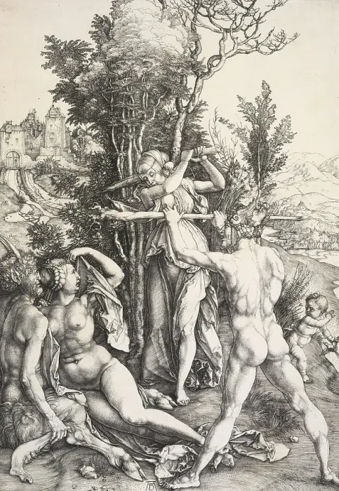Framed Print : Hercules, c.1498. Creator: Albrecht Durer Framed Print : Hercules, c.1498. Creator: Albrecht Durer