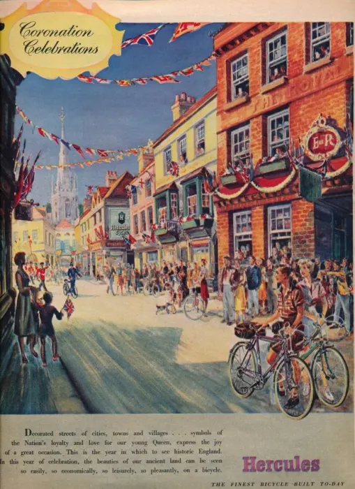 Framed Print : Hercules - Coronation Celebrations, 1953 Framed Print : Hercules - Coronation Celebrations, 1953