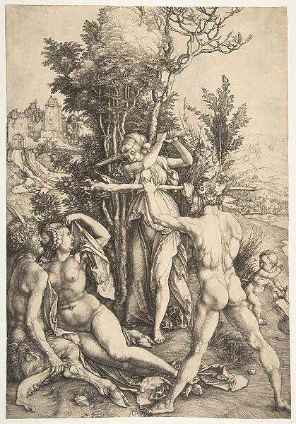 Hercules at the Crossroad, ca. 1498. Creator: Albrecht Durer
