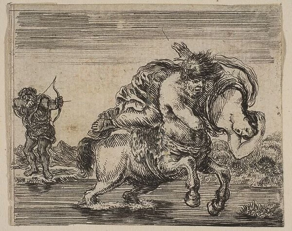 Hercules and Deianira, from Game of Mythology (Jeu de la Mythologie), 1644