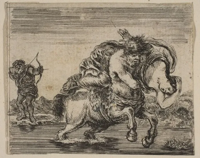 Framed Print : Hercules and Deianira, from Game of Mythology (Jeu de la Mythologie), 1644 Framed Print : Hercules and Deianira, from Game of Mythology (Jeu de la Mythologie), 1644