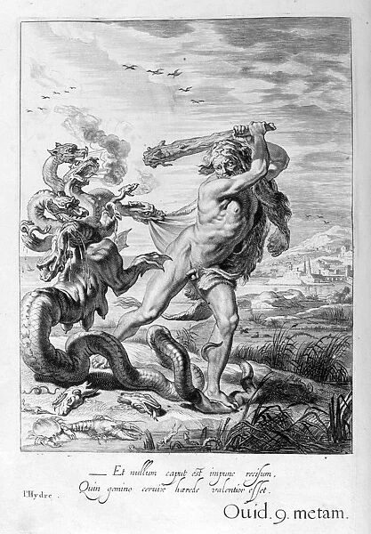 Hercules and the Hydra, 1655. Artist: Michel de Marolles