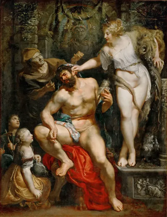 Framed Print : Hercules and Omphale. Artist: Rubens, Pieter Paul (1577-1640) Framed Print : Hercules and Omphale. Artist: Rubens, Pieter Paul (1577-1640)