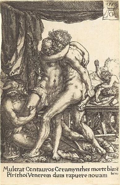 Hercules Preventing the Centaurs from the Rape of Hippodamia, 1550