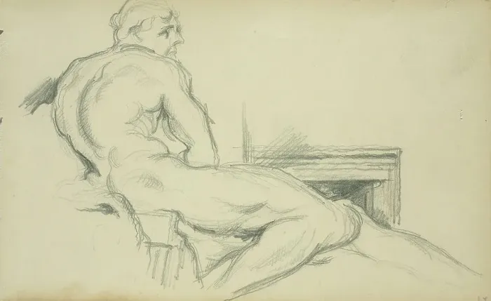 Framed Print : Hercules Resting, 1897. Creator: Paul Cezanne Framed Print : Hercules Resting, 1897. Creator: Paul Cezanne