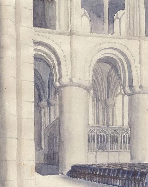 Hereford Cathedral, 1951. Creator: Shirley Markham