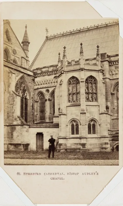 Framed Print : Hereford Cathedral, Bishop Audley Chapel, mid-late 19th century. Creator: Francis Bedford Framed Print : Hereford Cathedral, Bishop Audley Chapel, mid-late 19th century. Creator: Francis Bedford
