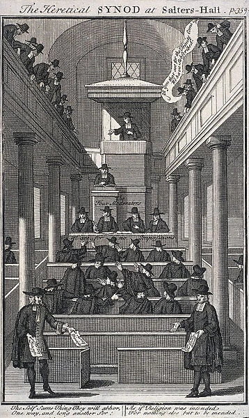 The Heretical Synod at Salters Hall Chapel, London, 1720