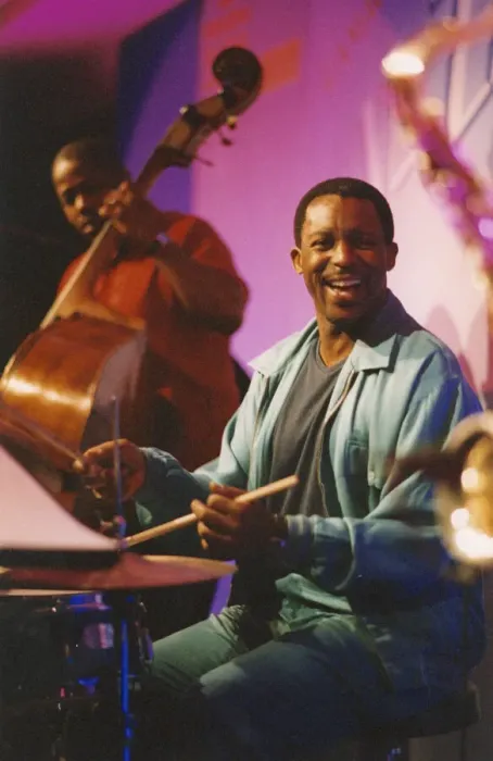Framed Print : Herlin Riley, Nairn International Jazz Fesival, Scotland, 2004. Creator: Brian Foskett Framed Print : Herlin Riley, Nairn International Jazz Fesival, Scotland, 2004. Creator: Brian Foskett