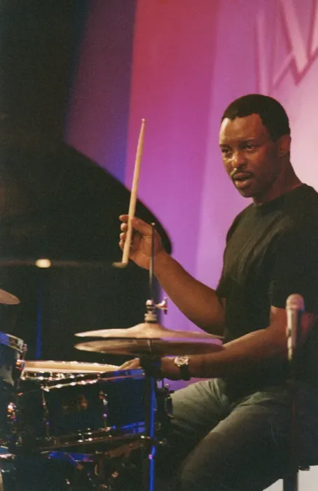 Framed Print : Herlin Riley, Nairn International Jazz Fesival, Scotland, 2004. Creator: Brian Foskett Framed Print : Herlin Riley, Nairn International Jazz Fesival, Scotland, 2004. Creator: Brian Foskett