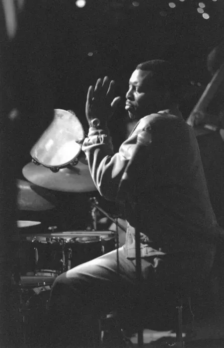 Framed Print : Herlin Riley, Nairn Jazz Week, Scotland, 2004. Creator: Brian Foskett