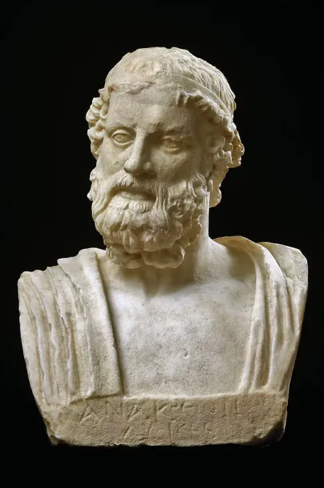 Framed Print : Herm of Anacreon, Age of Hadrian, 117-138. Creator: Art of Ancient Rome; Classical sculpture () Framed Print : Herm of Anacreon, Age of Hadrian, 117-138. Creator: Art of Ancient Rome; Classical sculpture ()