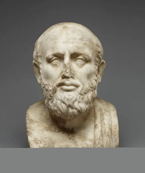 Framed Print : Herm Bust of a Greek Philosopher, second half of 1st century A.D. Creator: Unknown Framed Print : Herm Bust of a Greek Philosopher, second half of 1st century A.D. Creator: Unknown