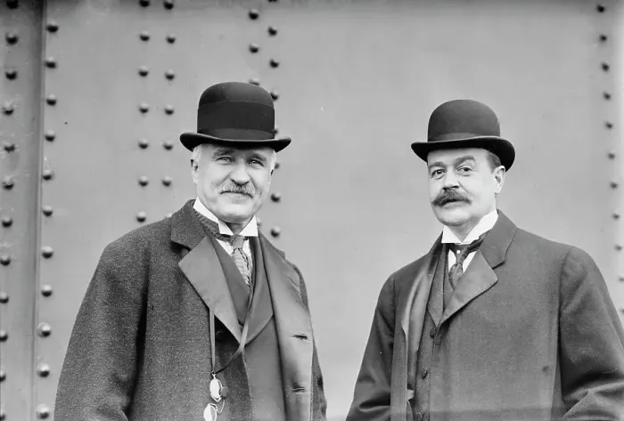 Framed Print : Herman de Lagrecrantz, 1917 and Magnus Clarholm, 1917. Creator: Bain News Service Framed Print : Herman de Lagrecrantz, 1917 and Magnus Clarholm, 1917. Creator: Bain News Service