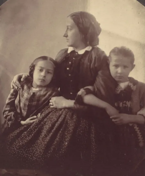 Framed Print : Hermine, Marie and Marie Antoine. 1850s-60s. Creator: Franz Antoine Framed Print : Hermine, Marie and Marie Antoine. 1850s-60s. Creator: Franz Antoine