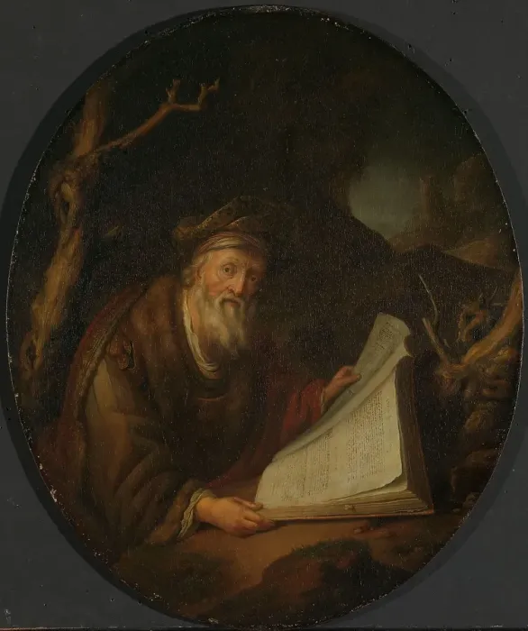 Framed Print : A Hermit, 17th century. Creator: Jan Adriaensz. van Staveren Framed Print : A Hermit, 17th century. Creator: Jan Adriaensz. van Staveren