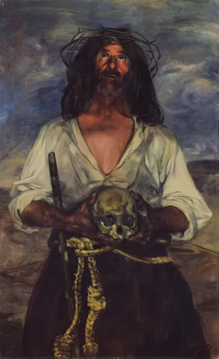 Framed Print : The Hermit, 1904. Creator: Zuloaga y Zabaleto, Ignacio (1870-1945) Framed Print : The Hermit, 1904. Creator: Zuloaga y Zabaleto, Ignacio (1870-1945)
