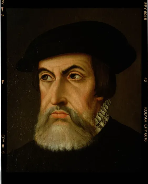 Framed Print : Hernan Cortes (1485-1547), Spanish conqueror Framed Print : Hernan Cortes (1485-1547), Spanish conqueror