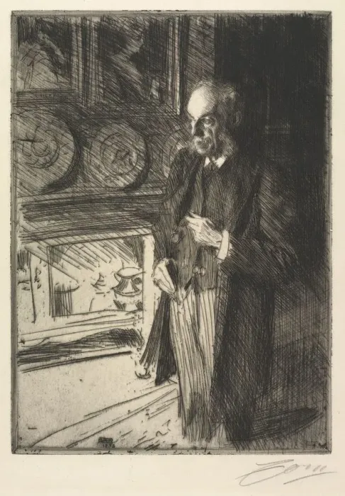 Framed Print : Herny Marquand, 1893. Creator: Anders Zorn (Swedish, 1860-1920) Framed Print : Herny Marquand, 1893. Creator: Anders Zorn (Swedish, 1860-1920)