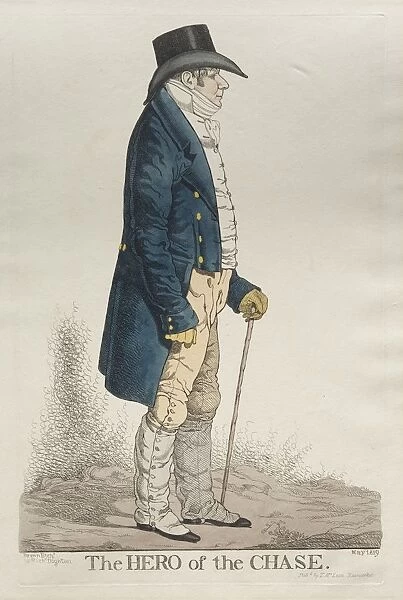 The Hero of the Chase, 1819. Creator: Richard Dighton (British, 1795-1880)