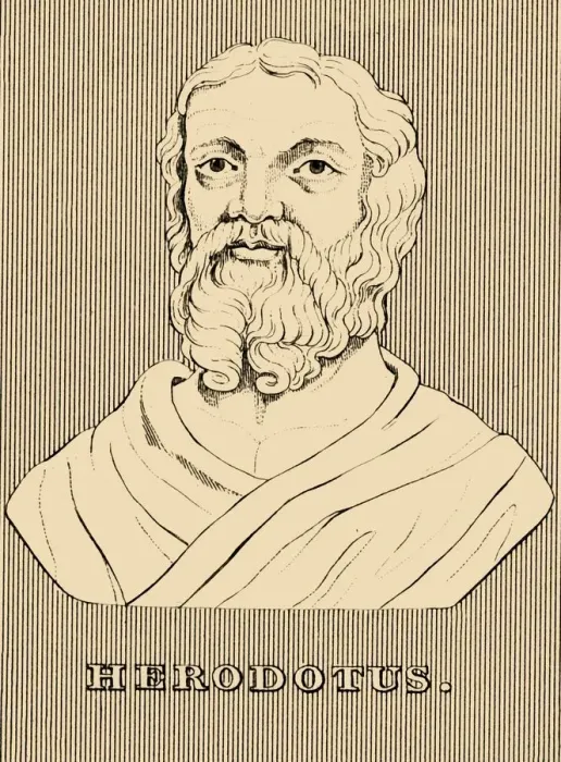Framed Print : Herodotus, (c484-c425 BC), 1830. Creator: Unknown Framed Print : Herodotus, (c484-c425 BC), 1830. Creator: Unknown
