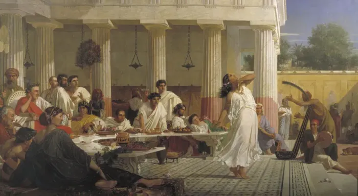 Framed Print : Herods birthday feast, 1868. Artist: Edward Armitage Framed Print : Herods birthday feast, 1868. Artist: Edward Armitage