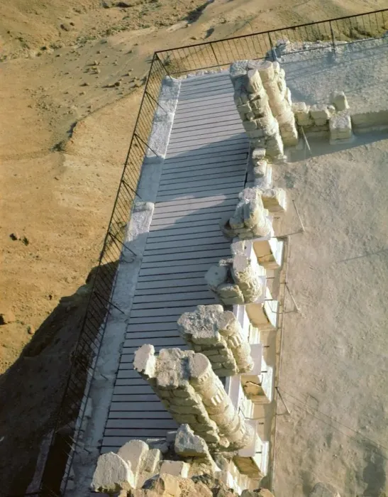 Framed Print : Herods Palace at Masada, 1st century Framed Print : Herods Palace at Masada, 1st century