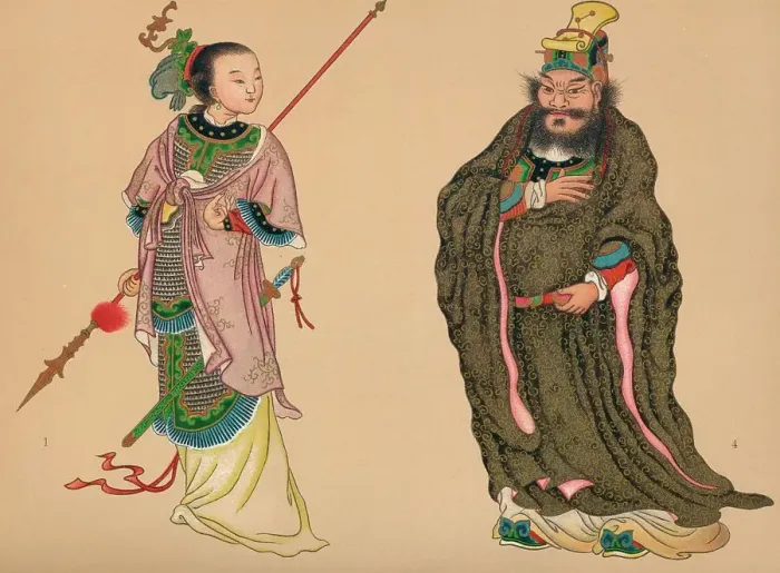 Framed Print : Heroes and Heroines of Chinese History, c1903, (1904) Framed Print : Heroes and Heroines of Chinese History, c1903, (1904)
