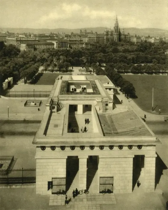 Framed Print : The Heroes Monument, Vienna, Austria, c1935. Creator: Unknown Framed Print : The Heroes Monument, Vienna, Austria, c1935. Creator: Unknown