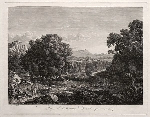 Heroic Landscape, 1795. Creator: Johann Christian Reinhart (German, 1761-1847)