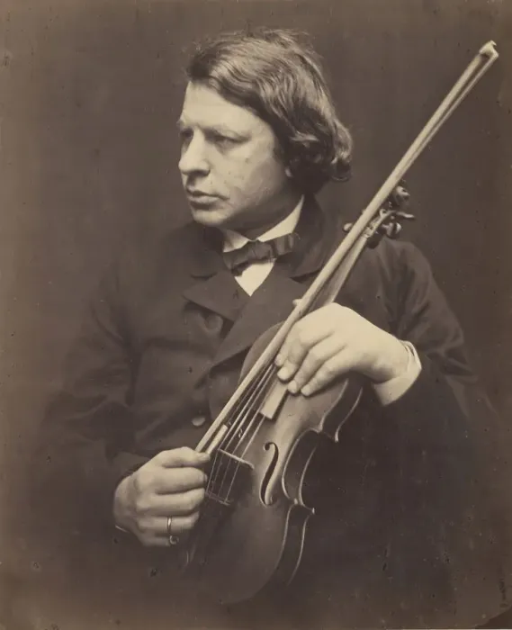 Framed Print : Herr Joachim, 1868. Creator: Julia Margaret Cameron Framed Print : Herr Joachim, 1868. Creator: Julia Margaret Cameron
