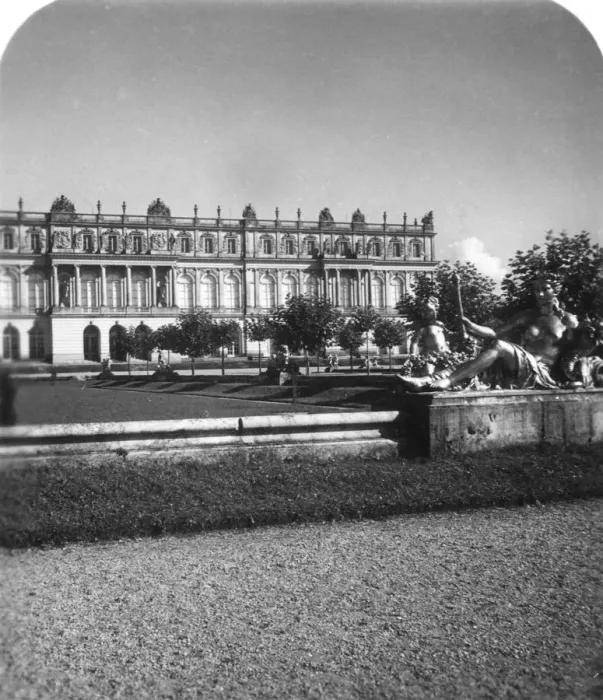 Framed Print : Herrenchiemsee Palace, Bavaria, Germany, c1900s. Artist: Wurthle & Sons Framed Print : Herrenchiemsee Palace, Bavaria, Germany, c1900s. Artist: Wurthle & Sons