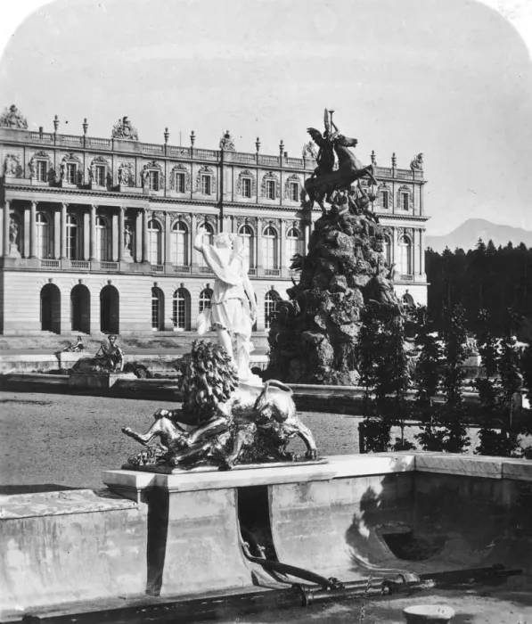 Framed Print : Herrenchiemsee Palace, Bavaria, Germany, c1900s. Artist: Wurthle & Sons Framed Print : Herrenchiemsee Palace, Bavaria, Germany, c1900s. Artist: Wurthle & Sons