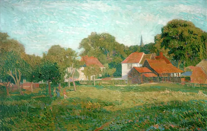Framed Print : Hertingfordbury, 1908. Creator: Spencer Gore Framed Print : Hertingfordbury, 1908. Creator: Spencer Gore