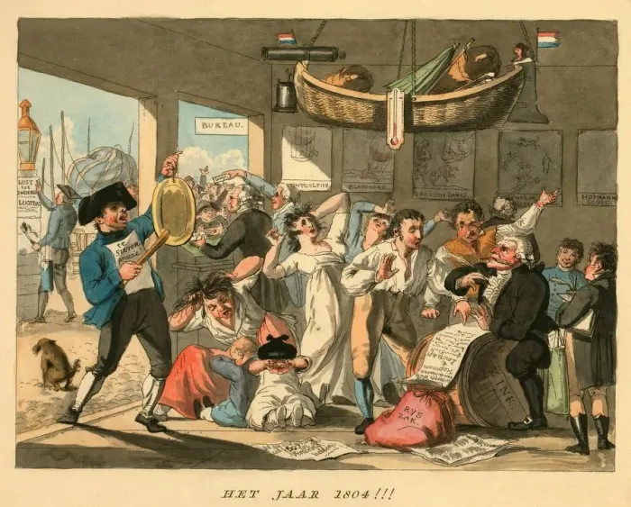 Framed Print : Het Jaar 1804!!!, 1794 Framed Print : Het Jaar 1804!!!, 1794