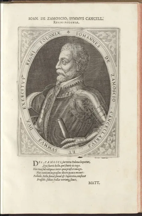 Framed Print : Hetman Jan Zamoyski (1542-1605). Artist: Custos, Dominicus (1560-1612) Framed Print : Hetman Jan Zamoyski (1542-1605). Artist: Custos, Dominicus (1560-1612)