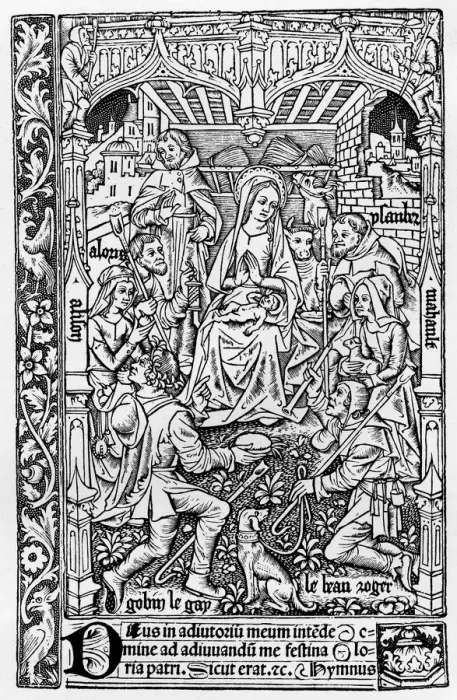 Framed Print : Heures a lusaige de Romme, Paris, Pigouchet for Vostre, 20 December, 1502, (1910) Framed Print : Heures a lusaige de Romme, Paris, Pigouchet for Vostre, 20 December, 1502, (1910)