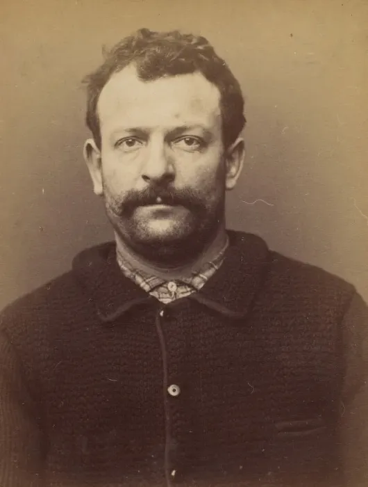 Framed Print : Heurteaux. Auguste. 31 ans, ne a Paris Xe. Polisseur. Anarchiste. 3 / 3 / 94. 1894 Framed Print : Heurteaux. Auguste. 31 ans, ne a Paris Xe. Polisseur. Anarchiste. 3 / 3 / 94. 1894