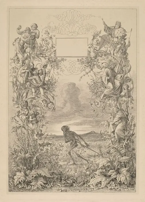 Framed Print : Heute Roth, Morgen Tod (Today Red, Tomorrow Dead), 1839. Creator: Eugen Napoleon Neureuther Framed Print : Heute Roth, Morgen Tod (Today Red, Tomorrow Dead), 1839. Creator: Eugen Napoleon Neureuther