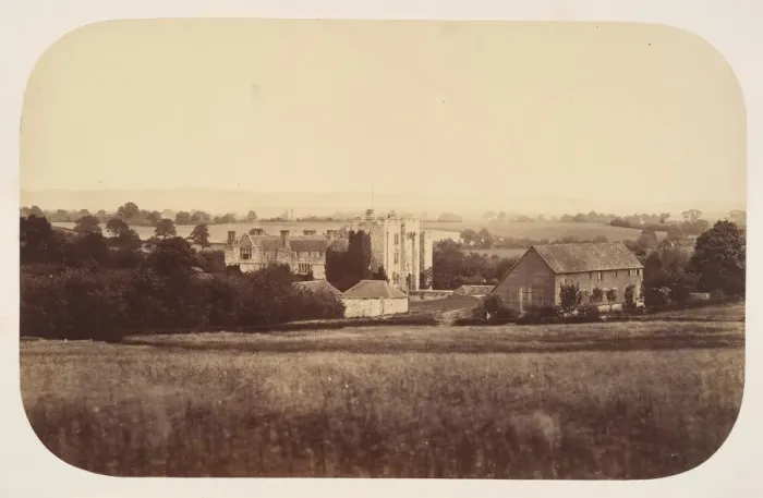 Framed Print : Hever Castle, Kent, 1857. Creator: Henry Thomas Wood Framed Print : Hever Castle, Kent, 1857. Creator: Henry Thomas Wood