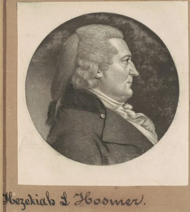 Framed Print : Hezekiah Lord Hosmer, 1799. Creator: Charles Balthazar Julien Fevret de Saint-Mé Framed Print : Hezekiah Lord Hosmer, 1799. Creator: Charles Balthazar Julien Fevret de Saint-Mé